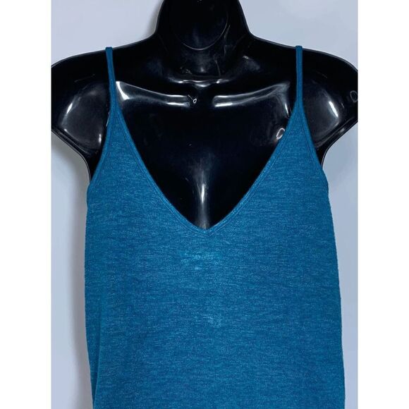 Mudd Women's Blue Sleeveless V Neck Pullover Spaghetti Strap Tank Size Small - Picture 4 of 8